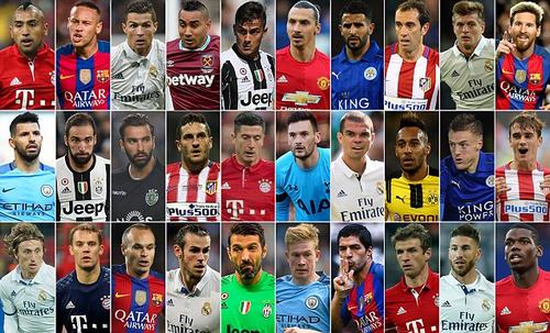 10 بازیکن برتر فوتبال اروپا